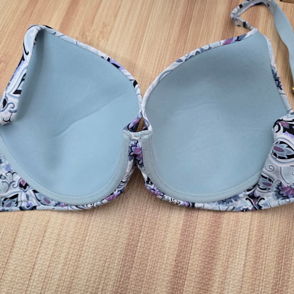 Soma Embraceable Full Coverage Padded Wired Paisley Print Bra Size 36D - Picture 4 of 5
